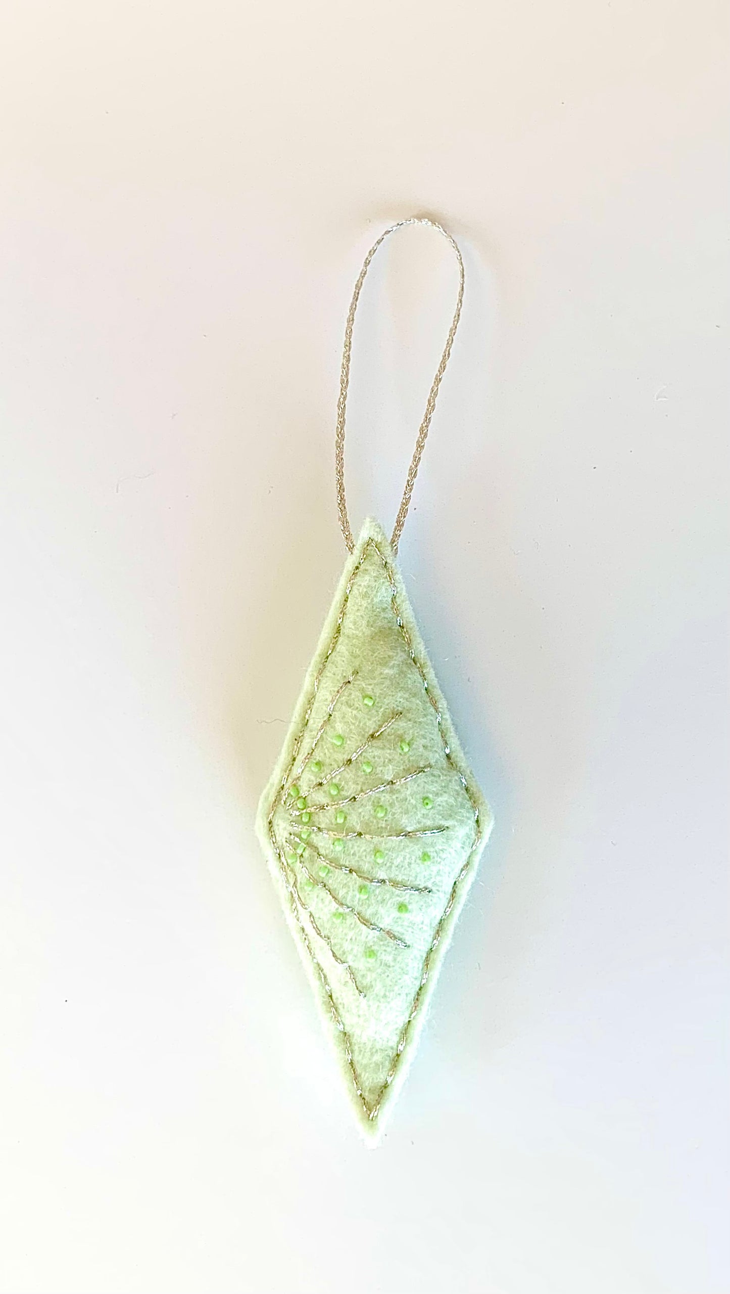 Holiday Ornaments SET OF 6 Blue & Green