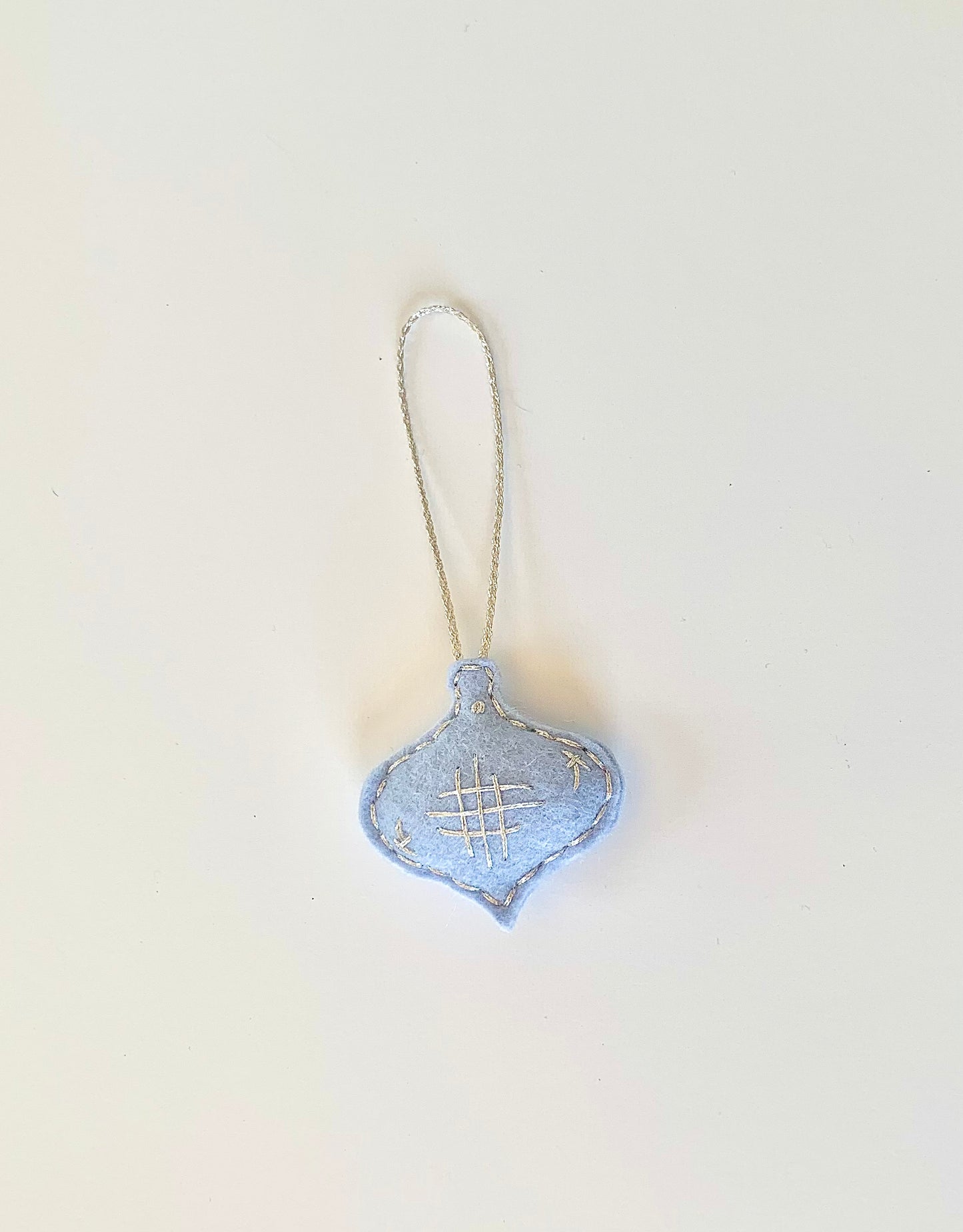 Holiday Ornaments SET OF 6 Blue & Green