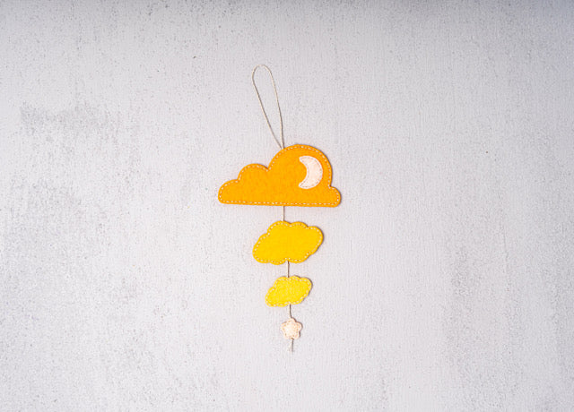 Cloudy Night DIY KIT Orange & Yellow