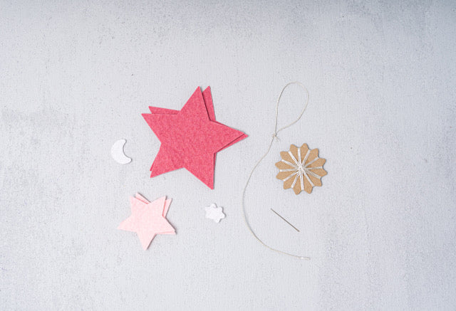 Starry Night DIY KIT Red & Pink