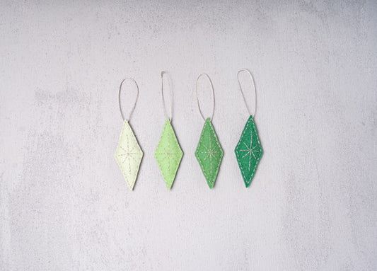 Diamonds for Christmas READY-MADE Green